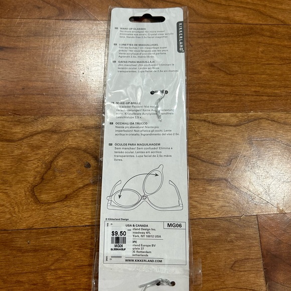 NWT makeup reading glasses with clear frame - Picture 3 of 5